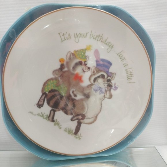 Vtg. Lasting Memories 6” Plate Its your birthday New - Picture 2 of 7